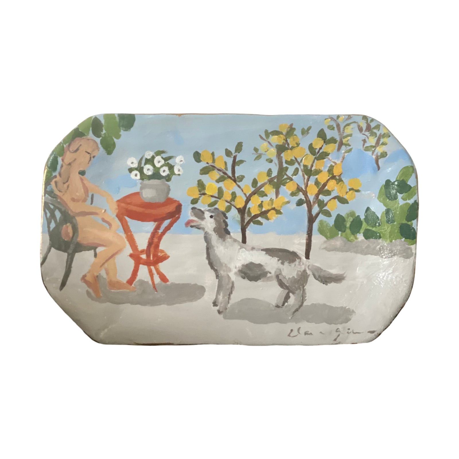 Dana Gibson Trufi in the Garden Tray