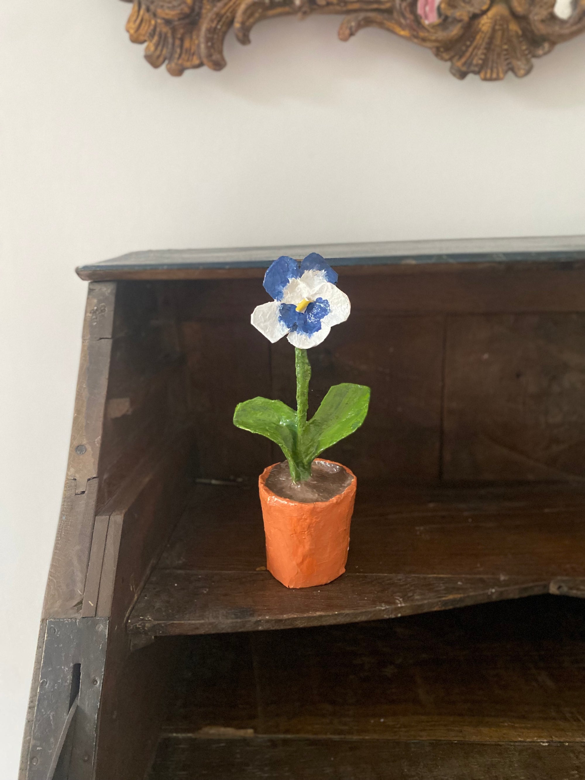 Dana Gibson Pansy Pots