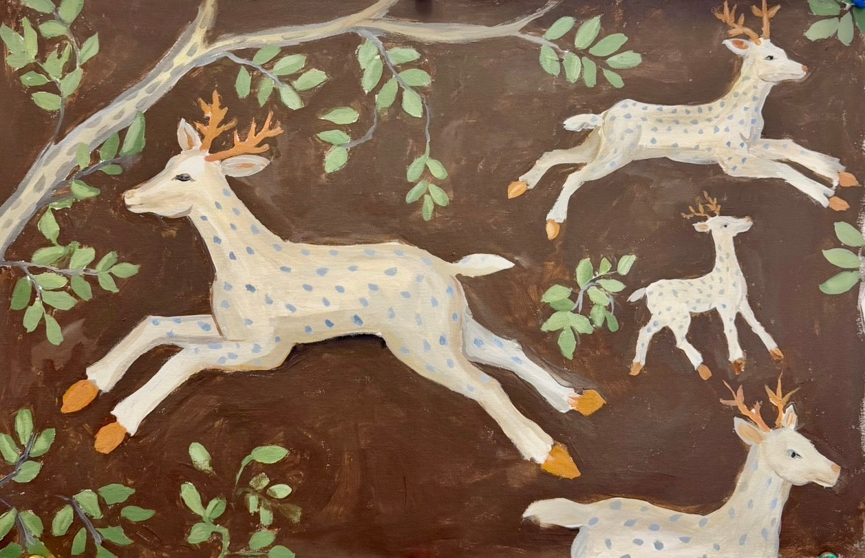 Dana Gibson Mad Hunt Original Painting, Unframed