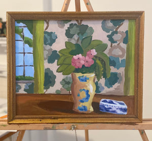 Dana Gibson Yellow Vase Still Life