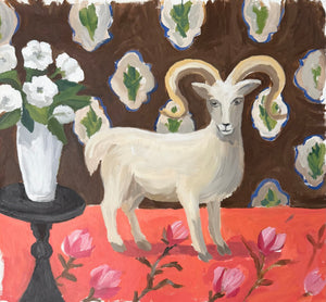Dana Gibson Ram in Red Room