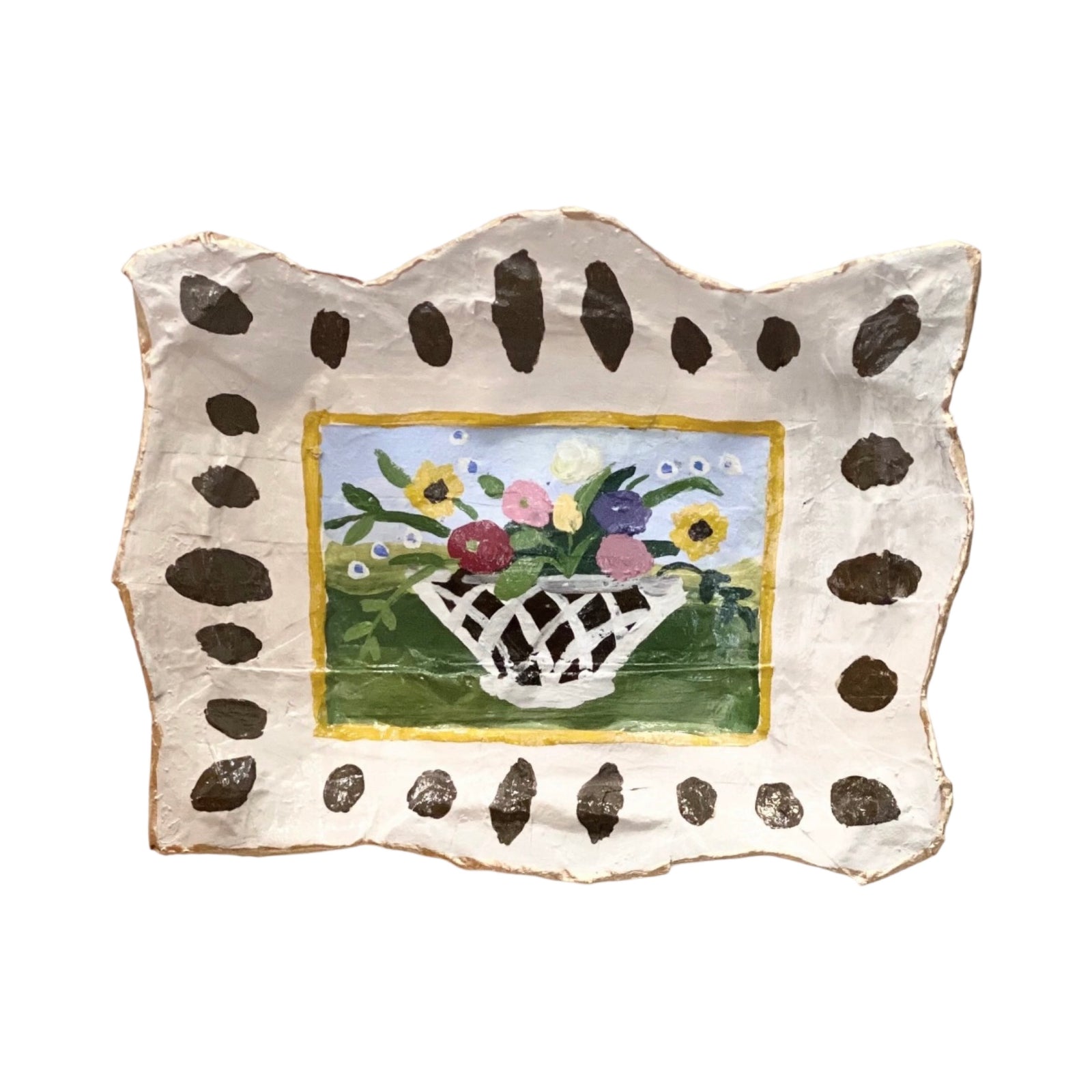 Dana Gibson Oval Vase Small Plate