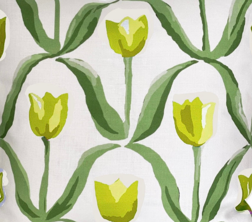 Tulip in Chartreuse Yardage