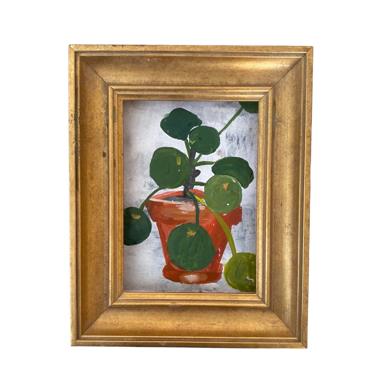 Dana Gibson Money Plant, Tall Stalks, Framed