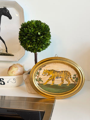 Dana Gibson Tiger Landscape, Large, Framed