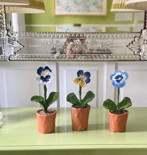 Dana Gibson Pansy Pots