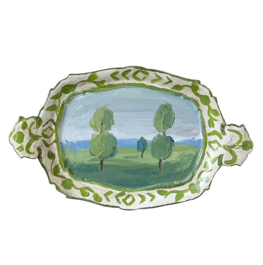 Dana Gibson Les Arbres Tray
