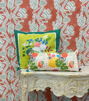 Dana Gibson, Delilah Pillow in Chartreuse