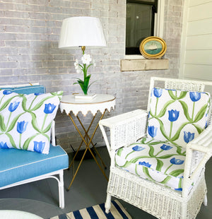 Dana Gibson Glenbrook Table in White