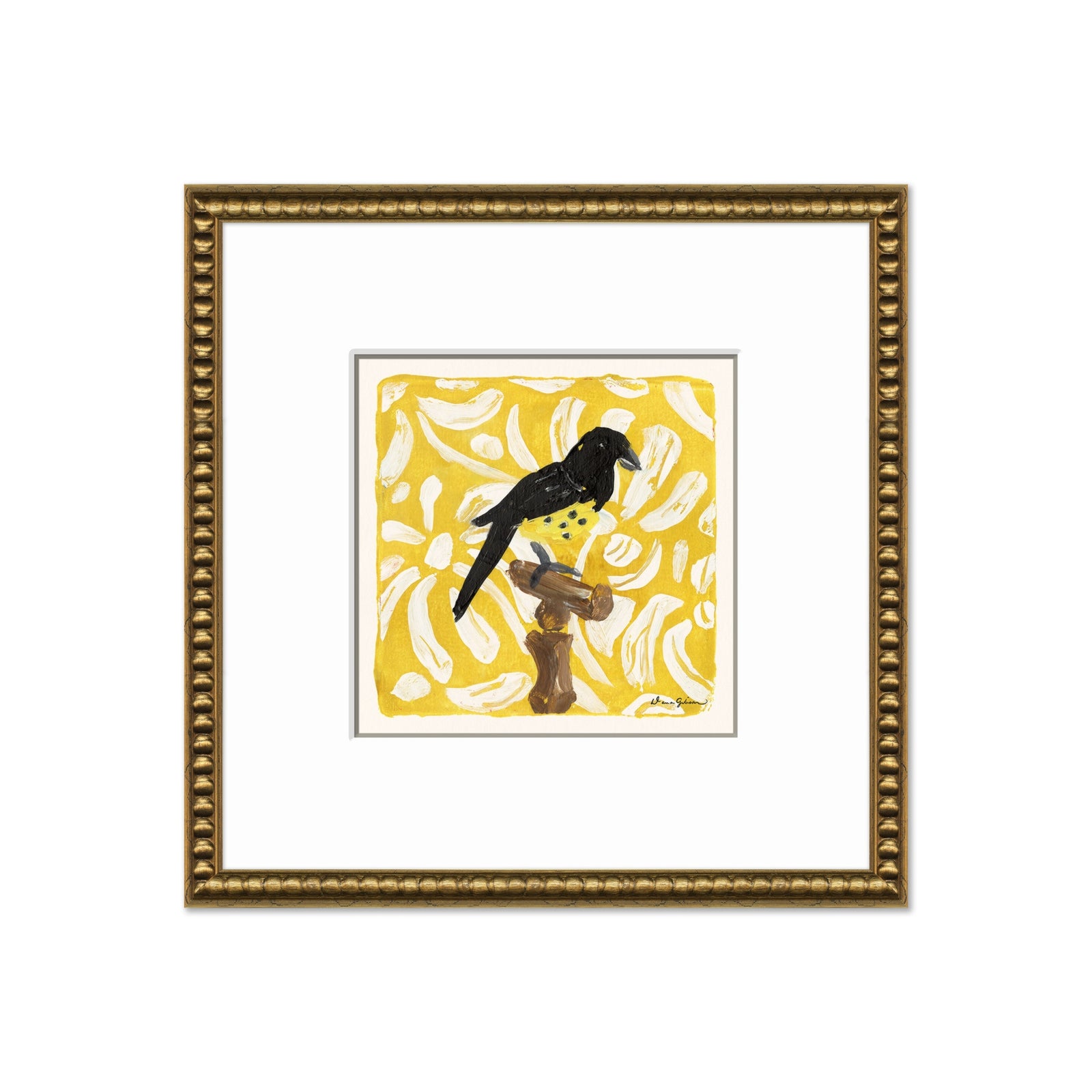 Dana Gibson Birdie in Yellow