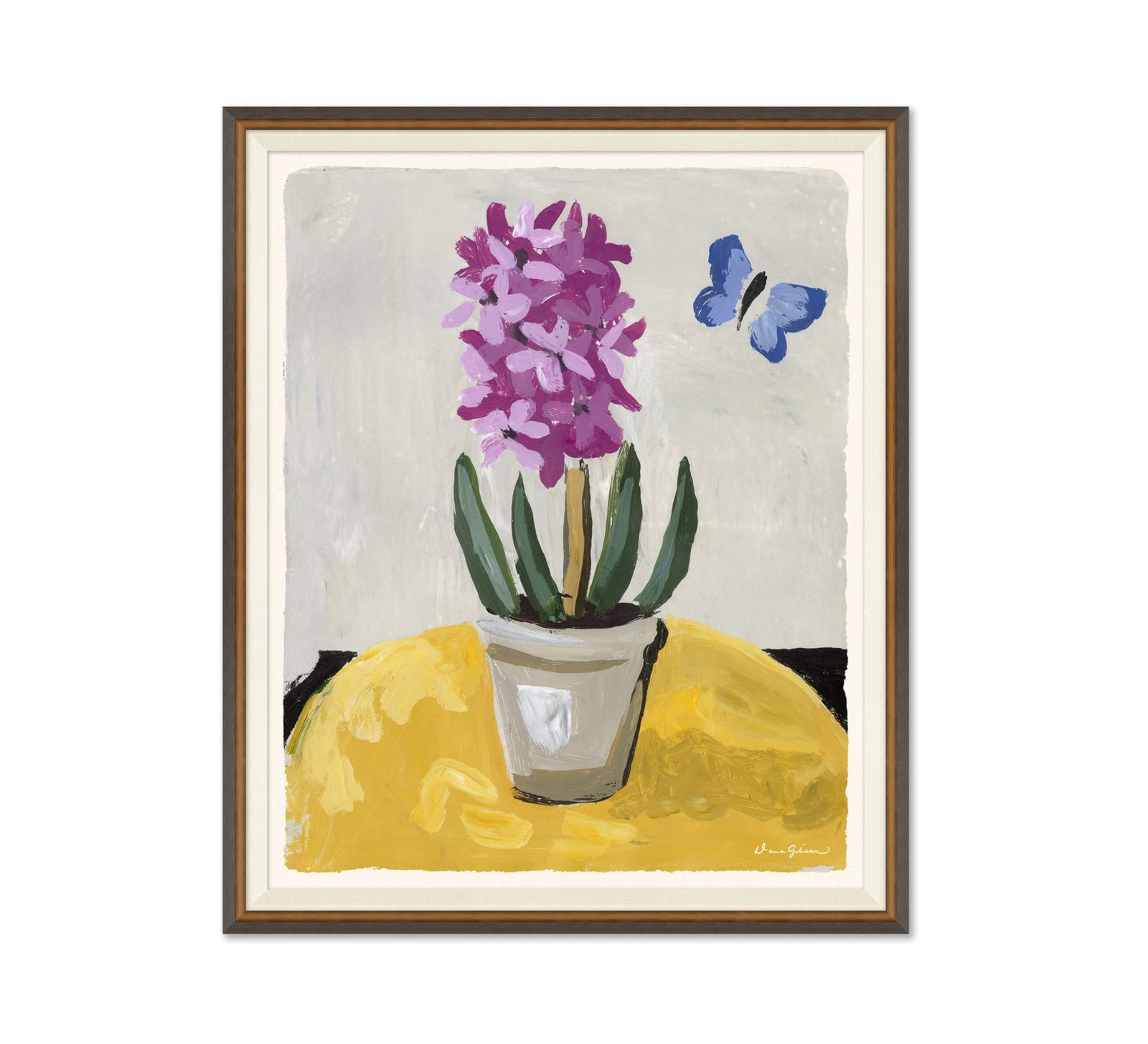 Dana Gibson  Hyacinth in Pink , Framed