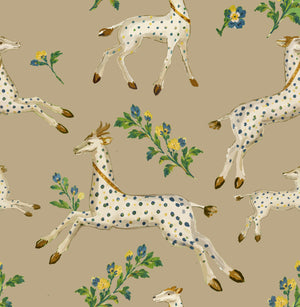 Dana Gibson The Mad Hunt Wallpaper in Taupe