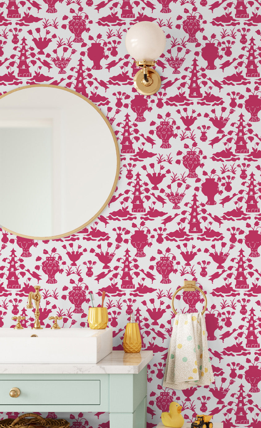Dana Gibson Tulipiere Wallpaper