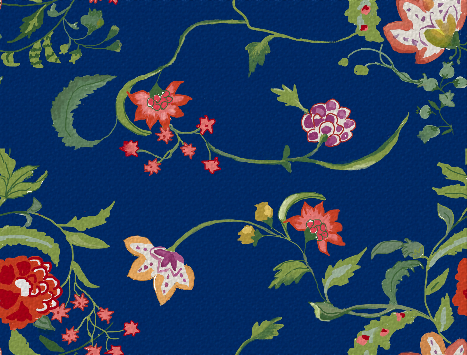 Dana Gibson Garden Party in Blue