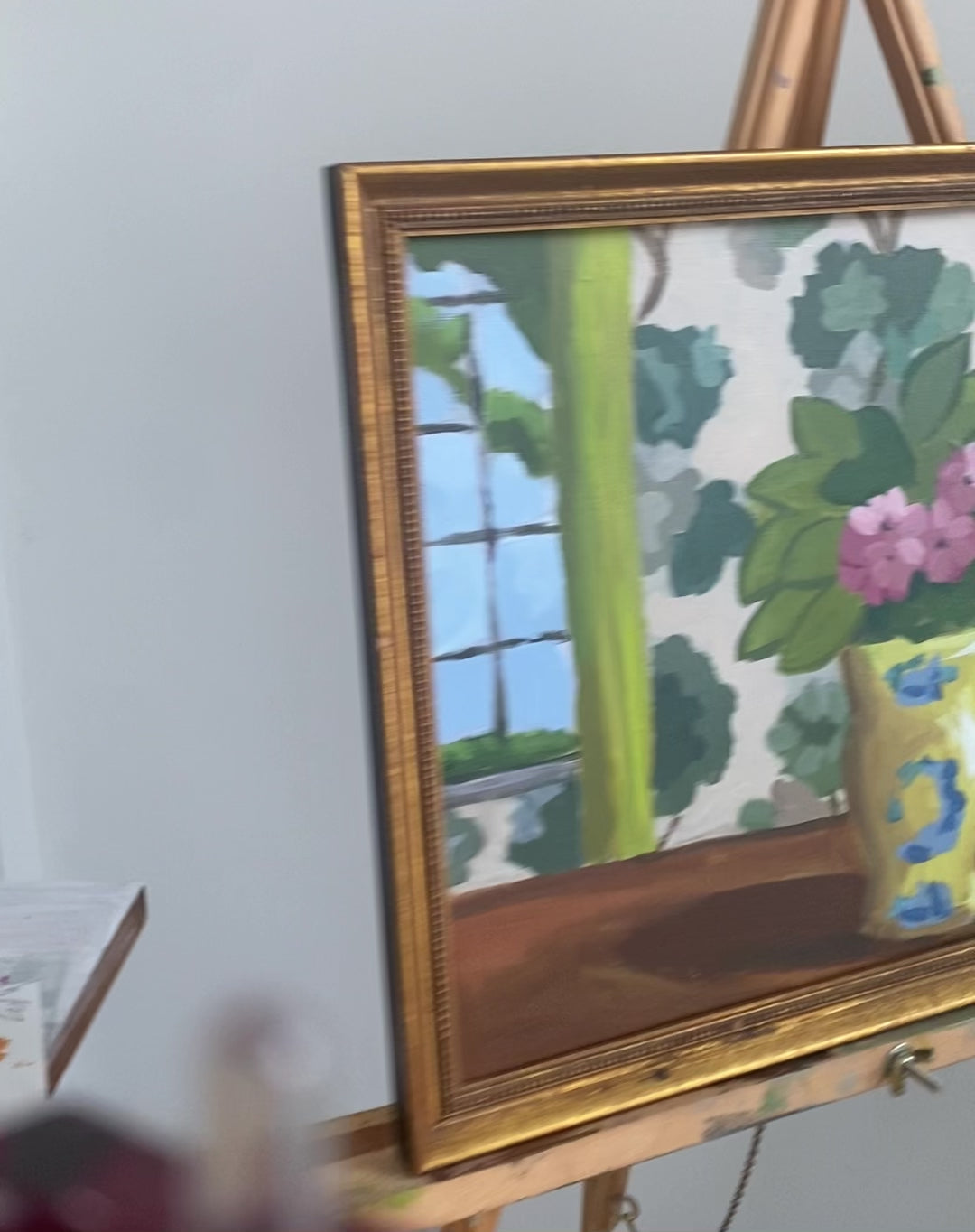 Dana Gibson Yellow Vase Still Life