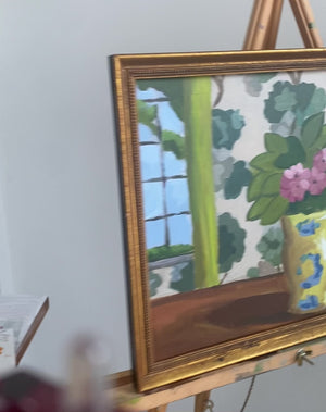 Dana Gibson Yellow Vase Still Life