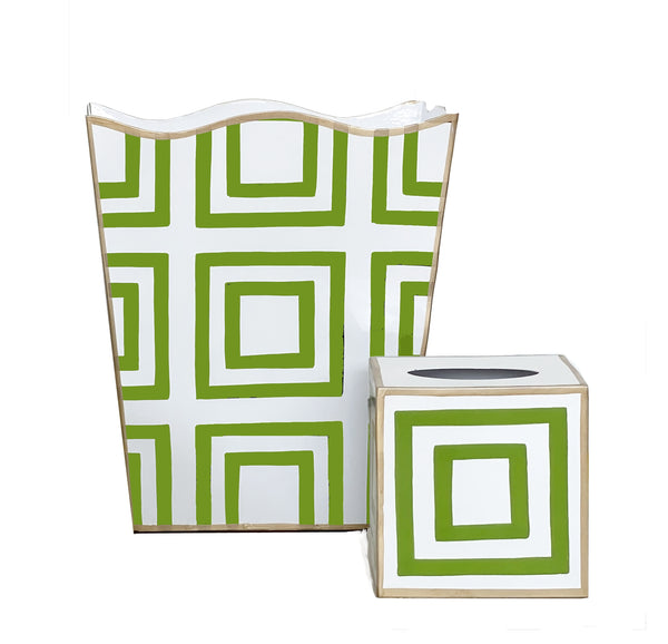 Dana Gibson Wastebasket in Cooper Green