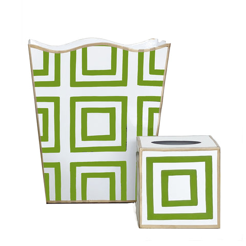 Dana Gibson Wastebasket in Cooper Green