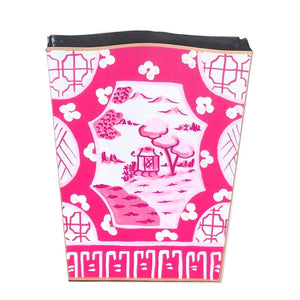 Canton in Pink Wastebasket, Tissue Box