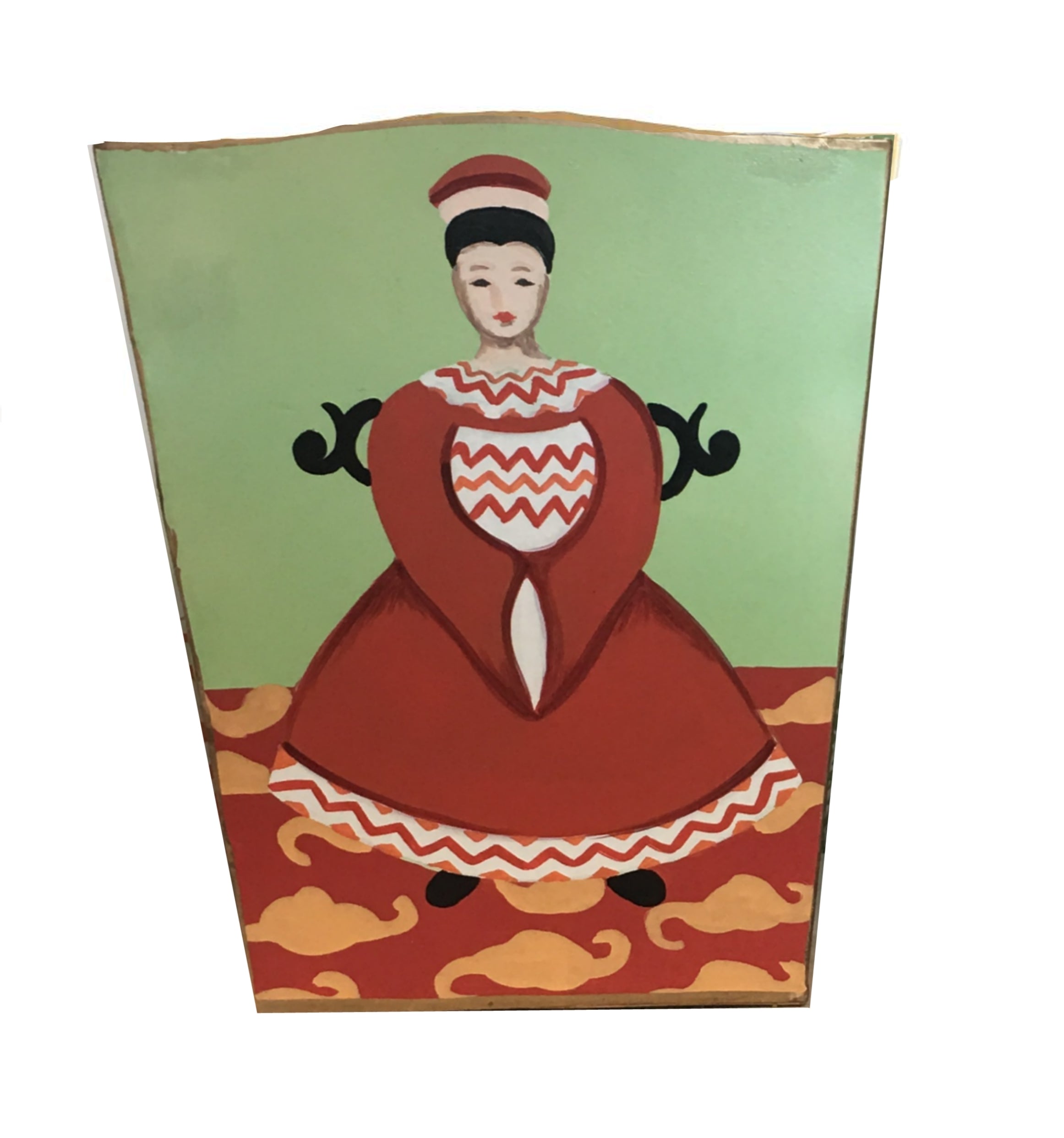 Dana Gibson Empress Wastebasket 2ndQ