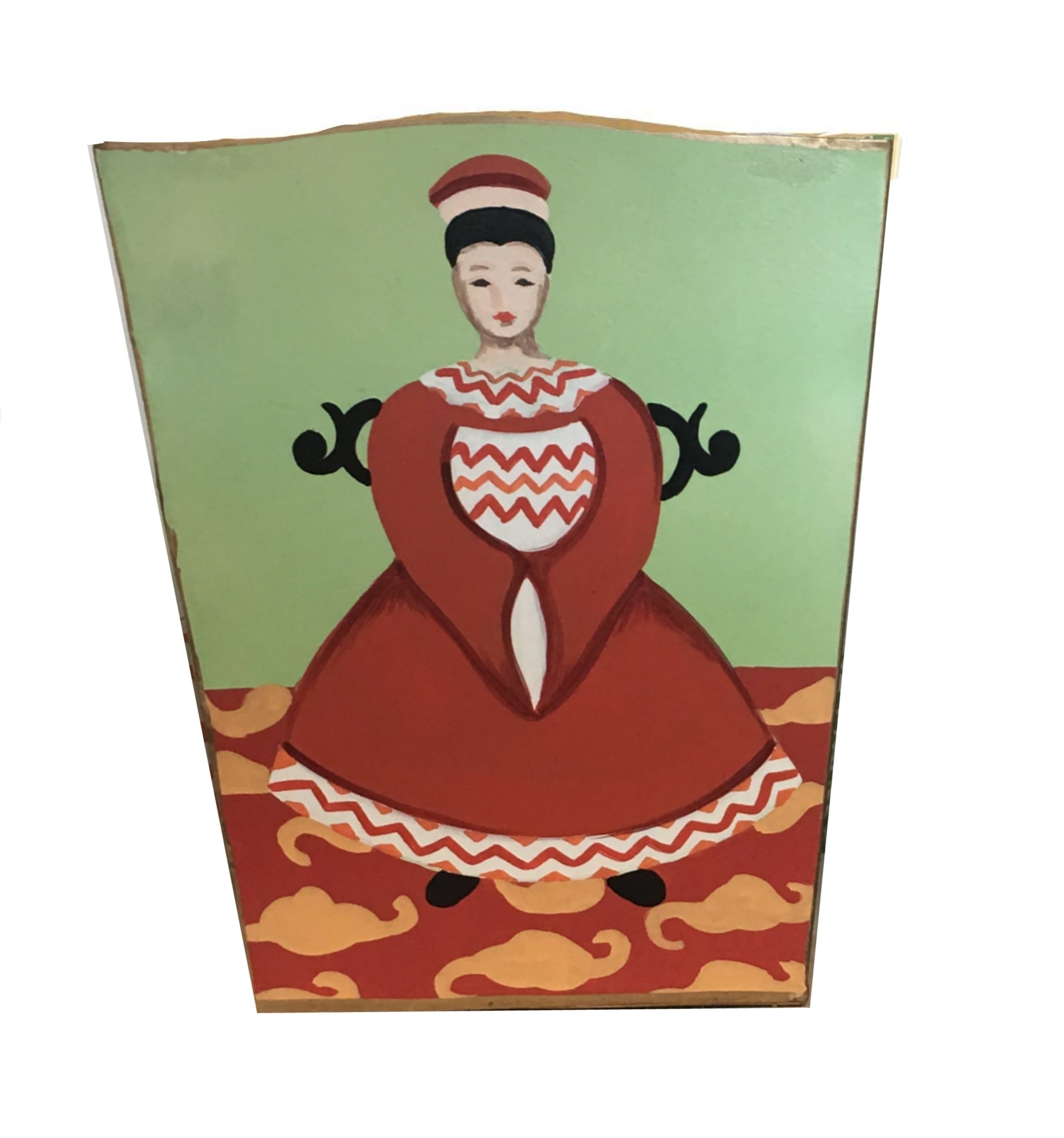 Dana Gibson Empress Wastebasket 2ndQ