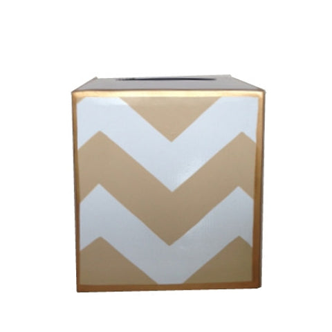 Taupe Bargello Wastebasket, Tissue Box