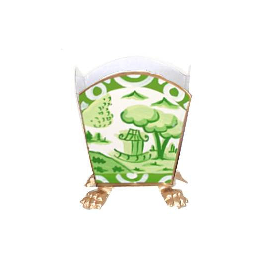 Dana Gibson Canton in Green Cachepot