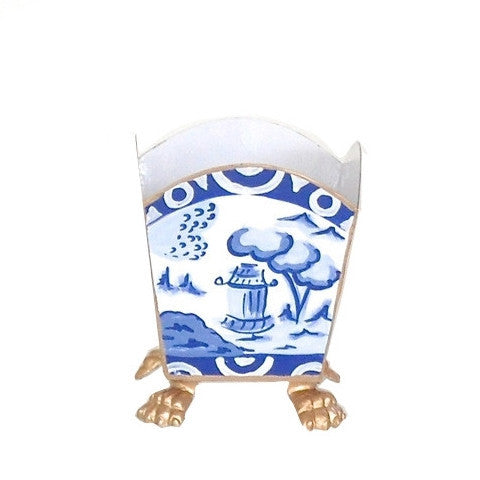 Dana Gibson Canton in Blue Cachepot, Small