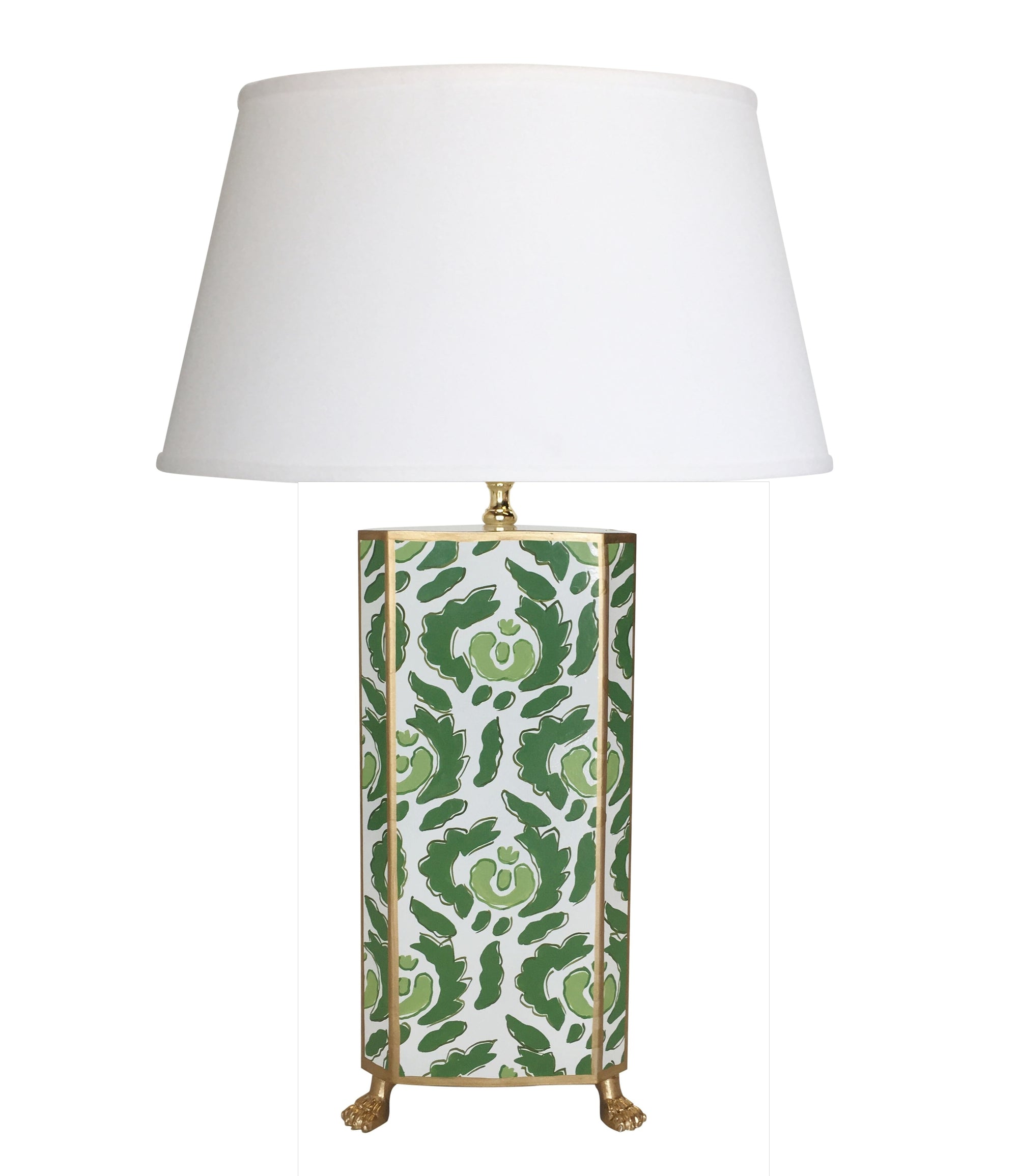 Dana Gibson Beaufont in Green Table Lamp