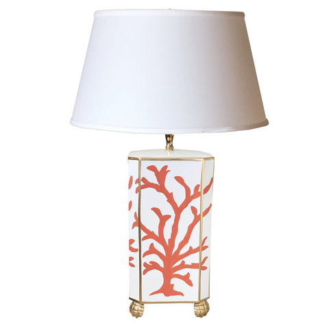 Dana Gibson Coral Coral Table Lamp