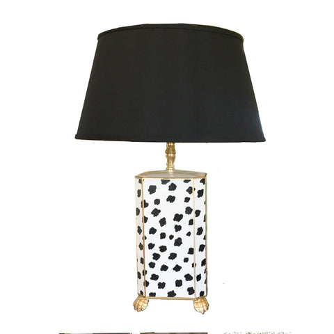 Dana Gibson Black Fleck Lamp, 2ndQ