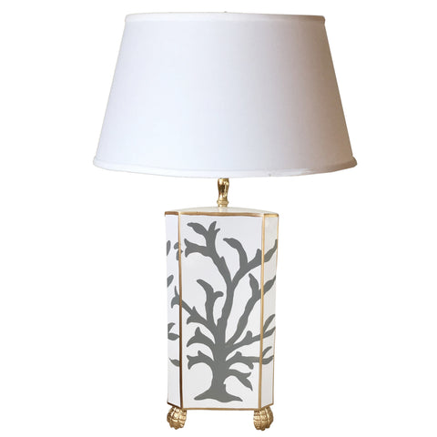 Dana Gibson Grey Coral Table Lamp