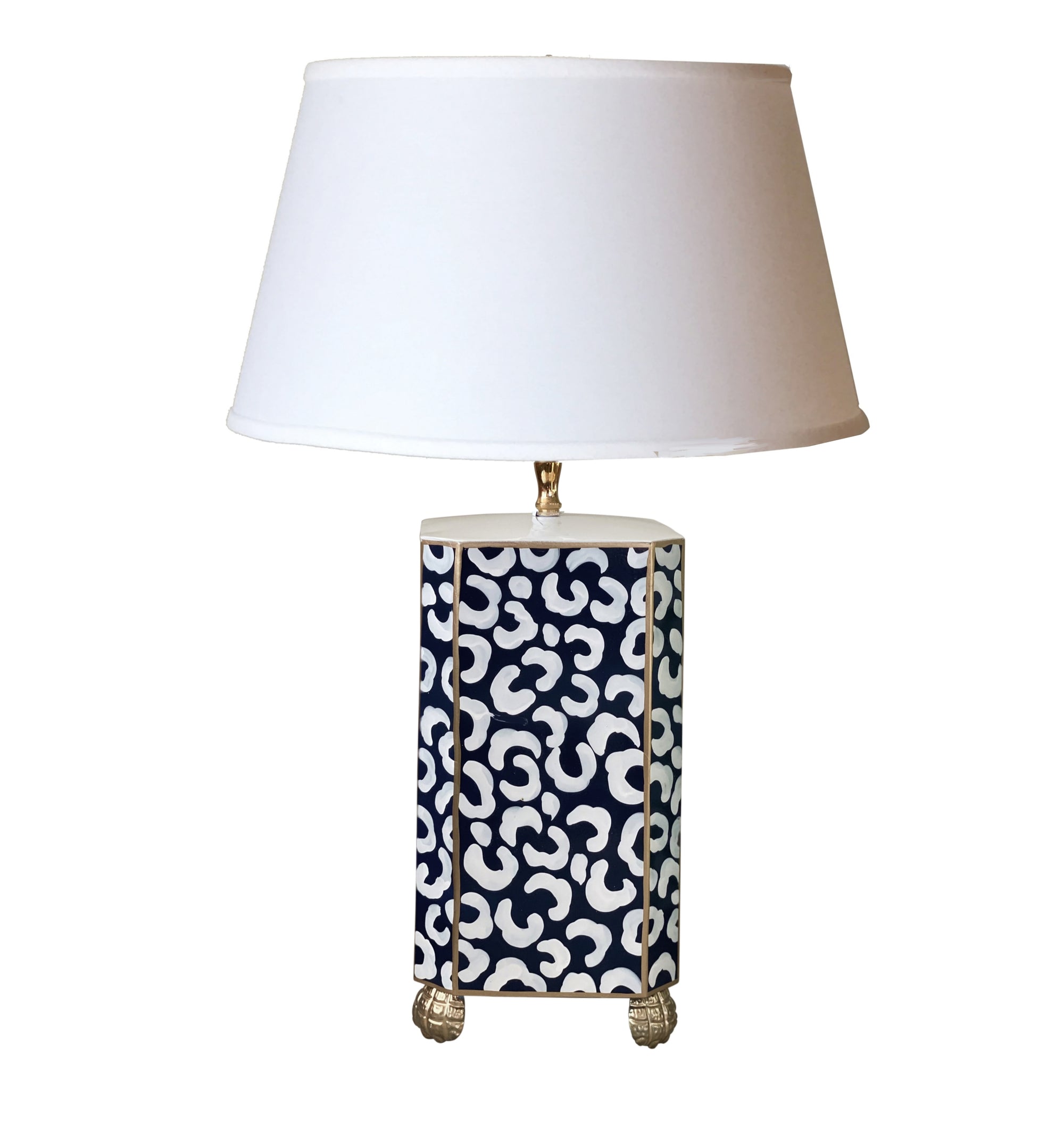 Dana Gibson Black Leo Table Lamp