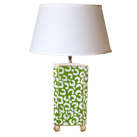 Dana Gibson Green Leo Table Lamp