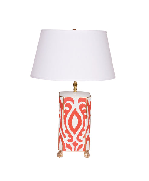 Dana Gibson Magda Lamp in Persimmon