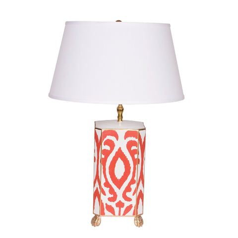 Dana Gibson Magda Lamp in Persimmon