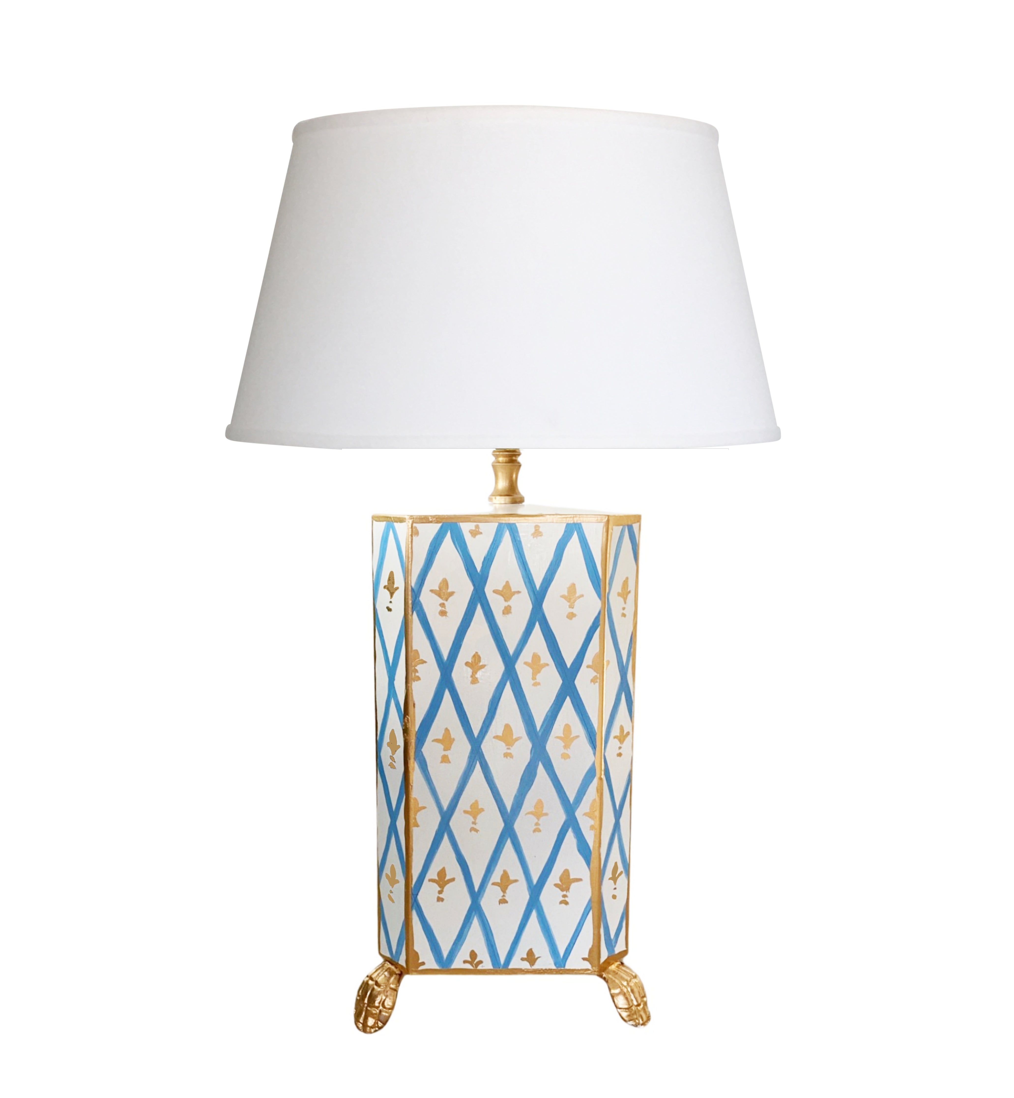 Dana Gibson Newport in White Table Lamp