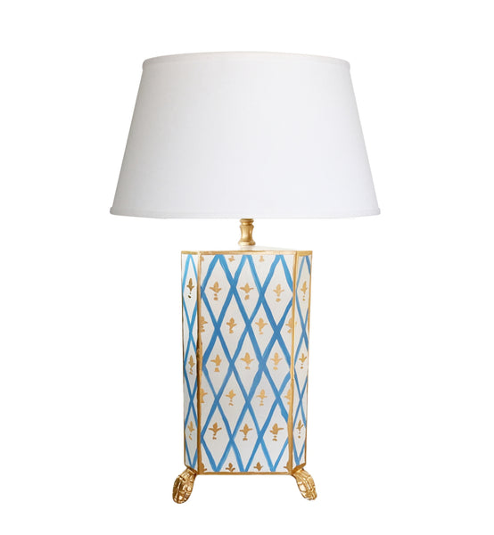 Dana Gibson Newport in White Table Lamp