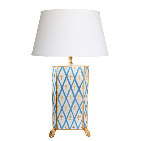 Dana Gibson Newport in White Table Lamp