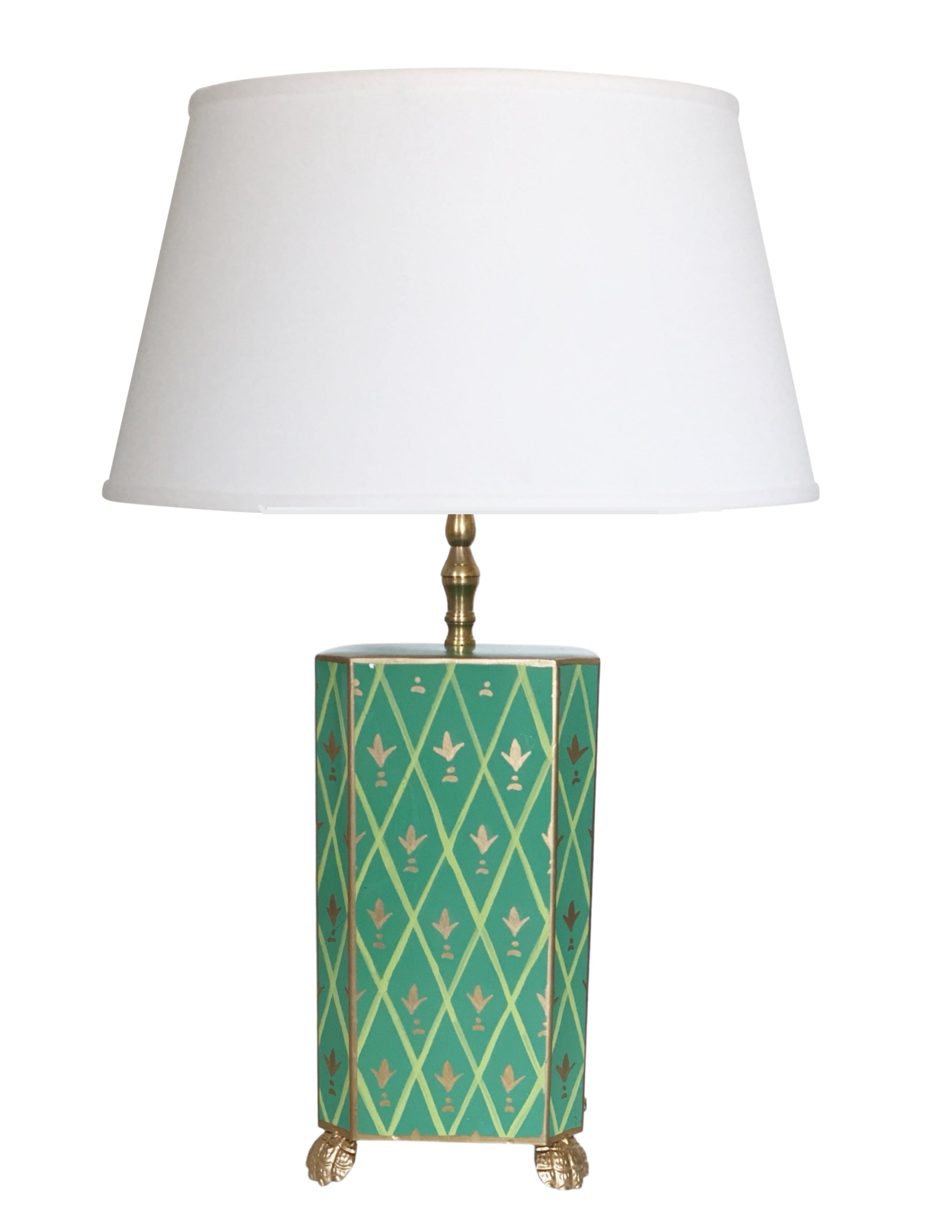 Dana Gibson Newport in Green Table Lamp