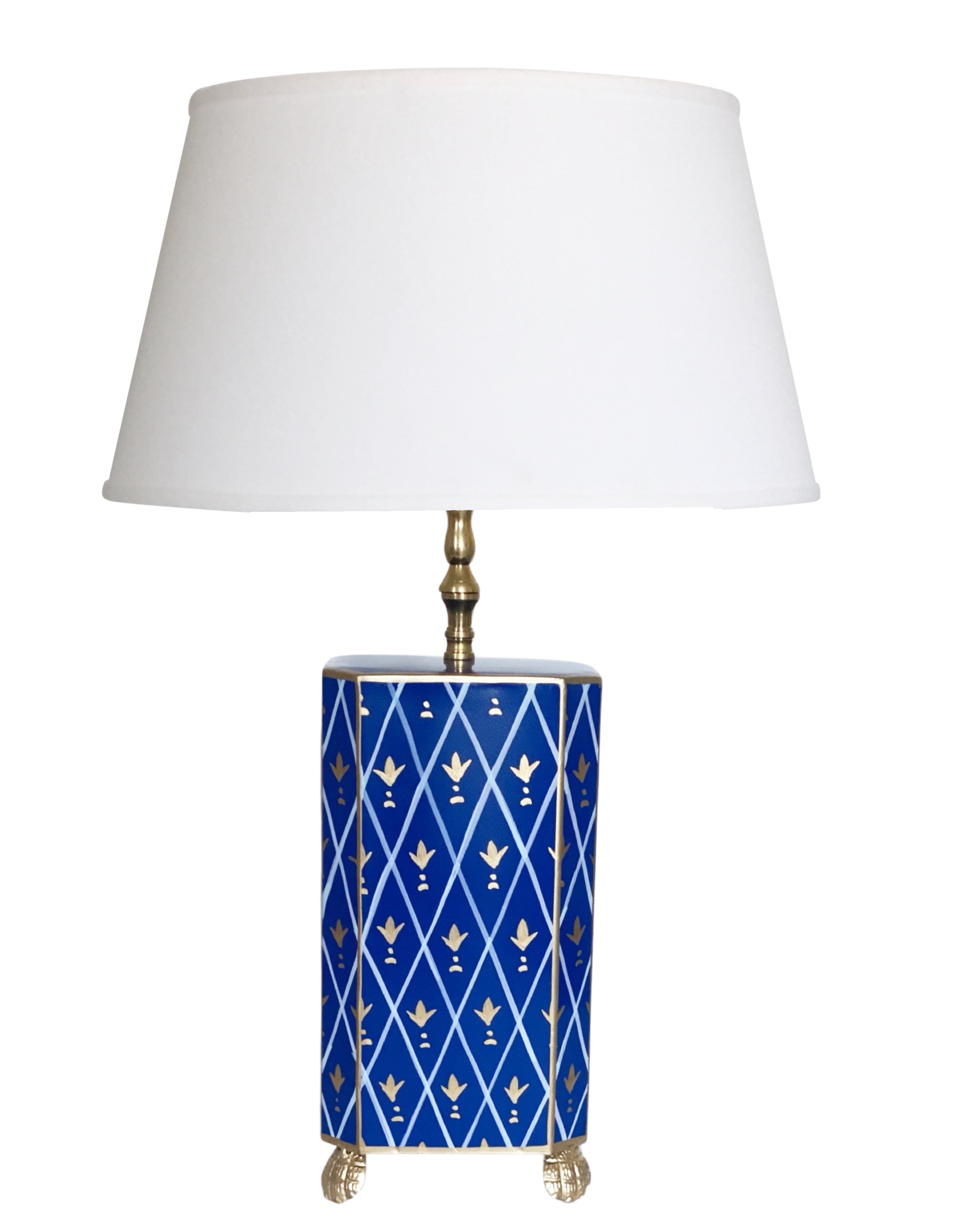 Dana Gibson Newport in Navy Table Lamp