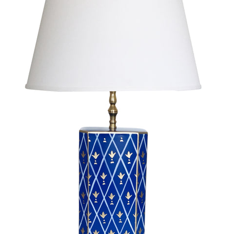 Dana Gibson Newport in Navy Table Lamp