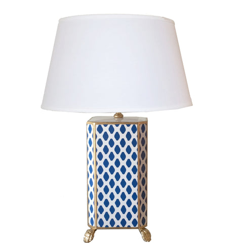 Dana Gibson Navy Parsi Lamp