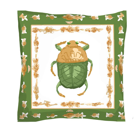 Dana Gibson Buggy in Green 18" Square