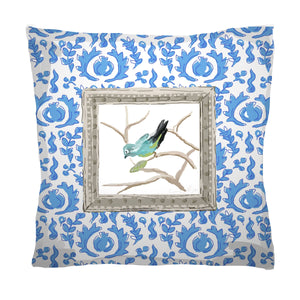 Dana Gibson Grackle Red Bird Pillows, 18"