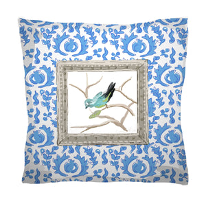 Dana Gibson Grackle Bird Pillows, 18"