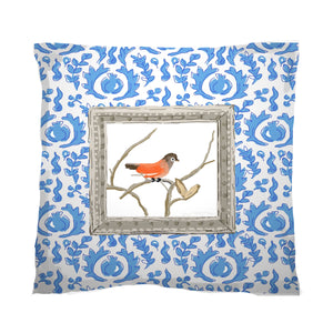 Dana Gibson Grackle Bird Pillows, 18"