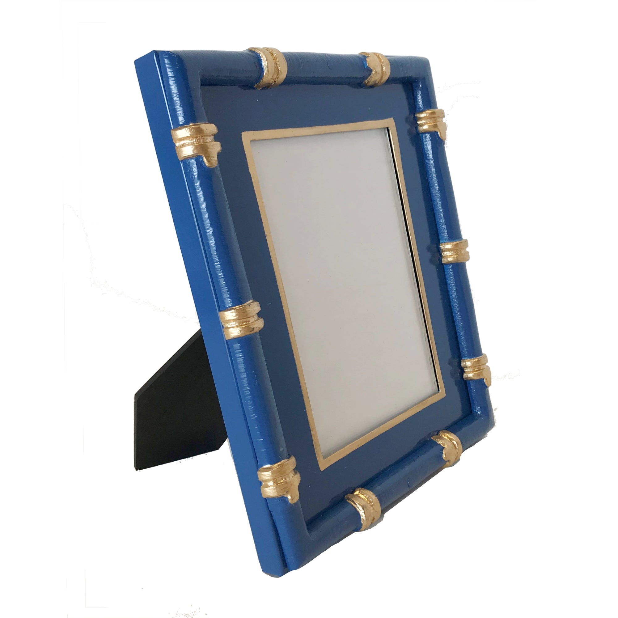 Bamboo in Navy Picture Frame by Dana Gibson 2ndQ