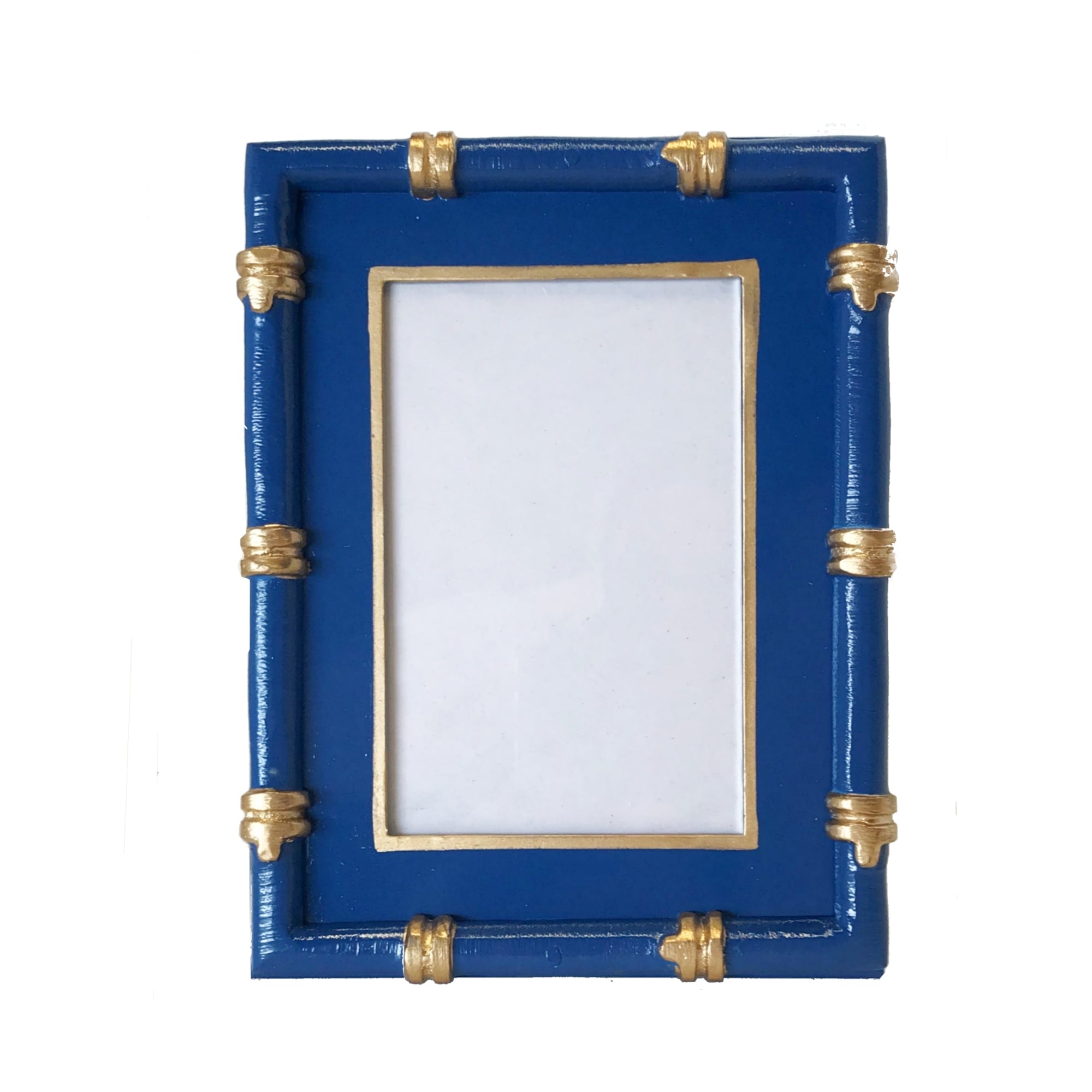 Bamboo in Navy Picture Frame by Dana Gibson 2ndQ