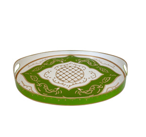 Dana Gibson Jules in Green Oval Tray